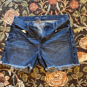 Old Navy Dark Blue Cutoff Jean Shorts